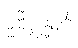 3- 氨基-3- 亚氨基丙酸 1-( 二苯甲基)-3-氮杂环丁酯乙酸盐