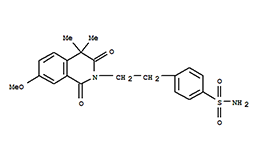 4-[2-(3,4- 二氢-7- 甲氧基-4,4- 二甲基-1,3-二氧代-2(1H)- 异喹啉基) 乙基] 苯磺酰胺